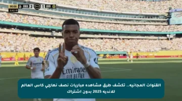 القنوات المجانية.. تكشف طرق مشاهدة مباريات نصف نهائي كأس العالم للأندية 2025 بدون اشتراك